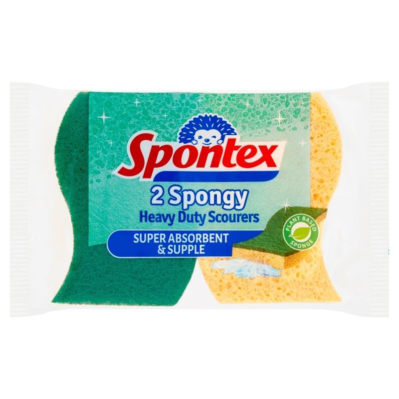 Spongy Heavy Duty Scourers (2 Pack)