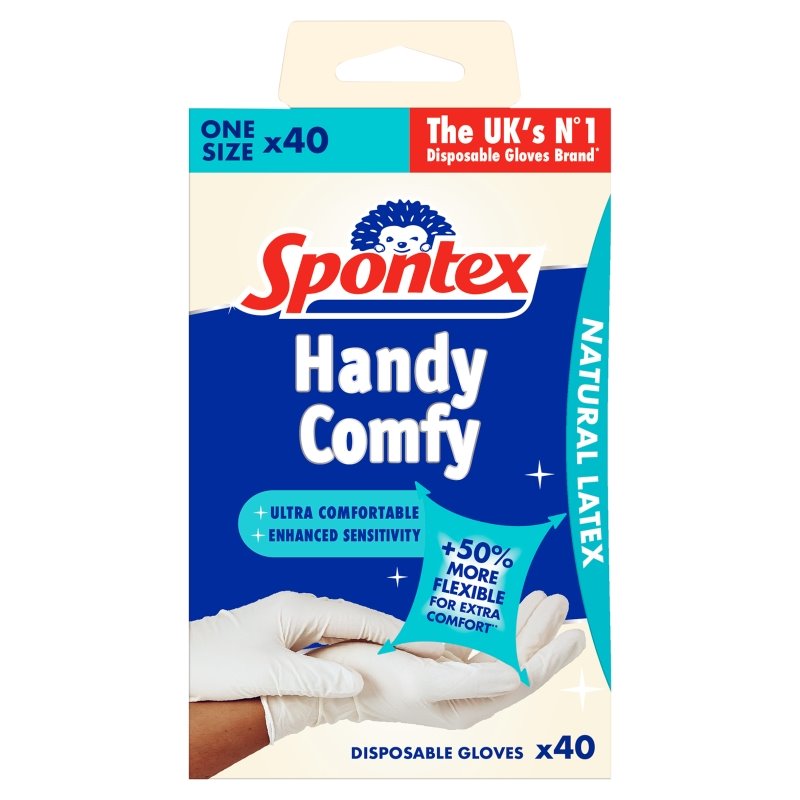 spontex handschuhe grip extreme Spontex Handy Comfy Disposable Gloves (40 Pack) – Bake-O-Glide®