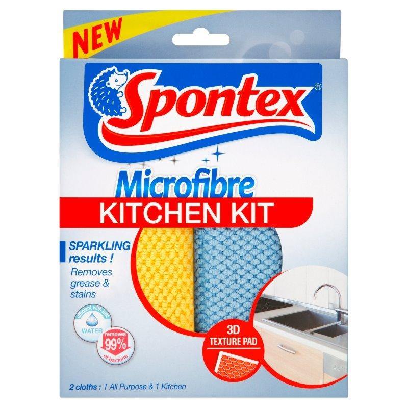 Microfibre Kitchen Kit (2 Pack)