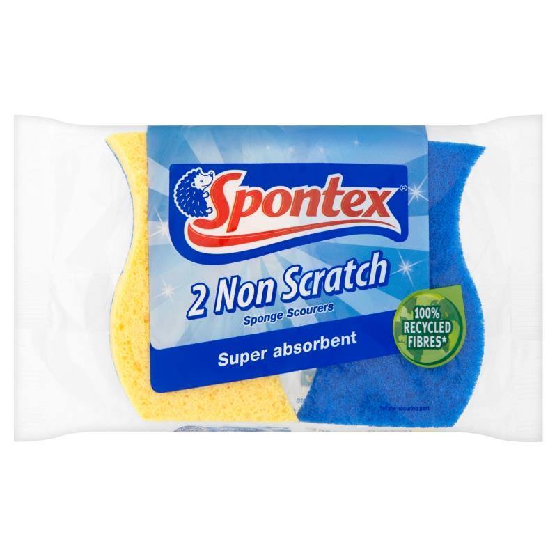 Non-Scratch Super Sponge Scourers (2 Pack) - Bake-O-Glide®