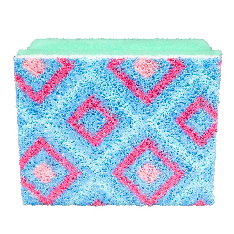 Spontex Washups Mosaik Non Scratch Sponge Scourers (Pack of 2) - Bake-O-Glide®