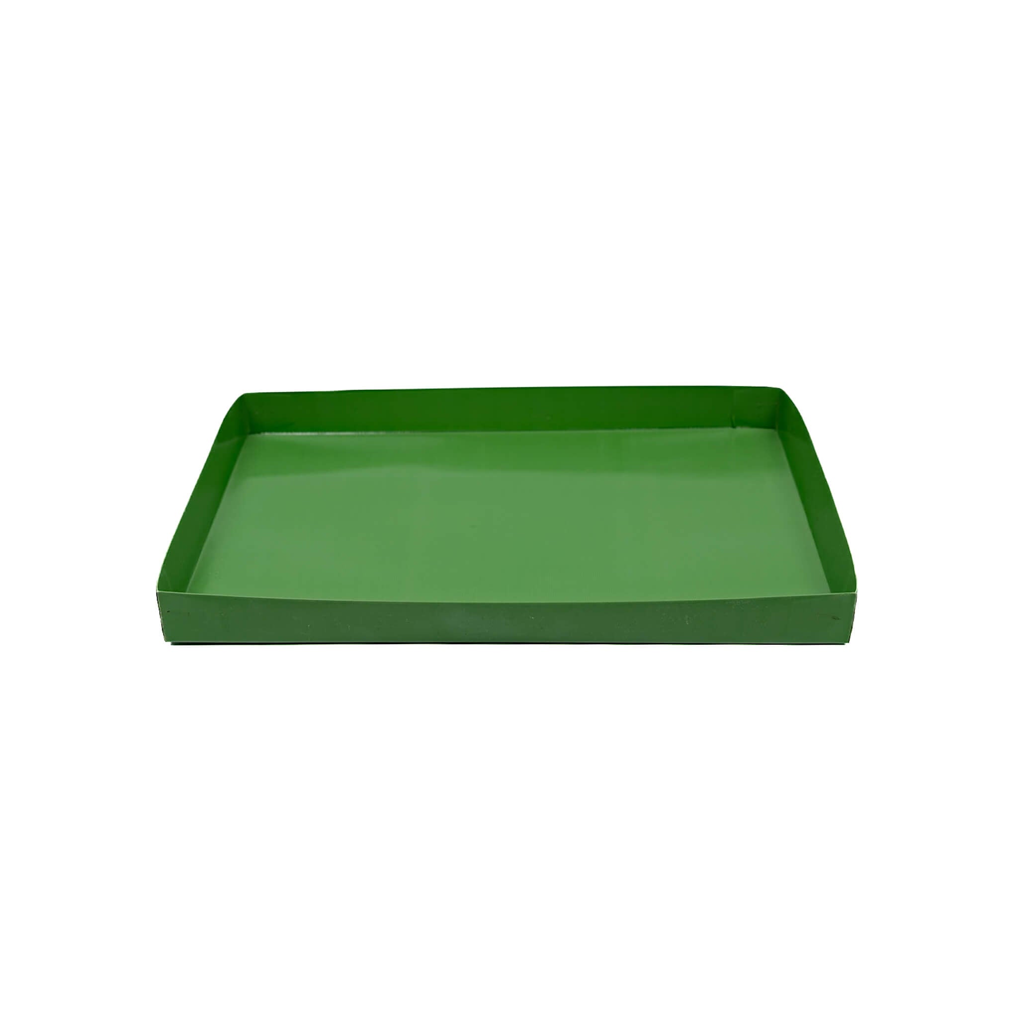 Turbochef SOTA i1 compatible PTFE tray in green from a side angle