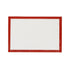 Bake-O-Glide Professional Silicone Mesh Baking Mat on a white background, white silicone mesh with red border.