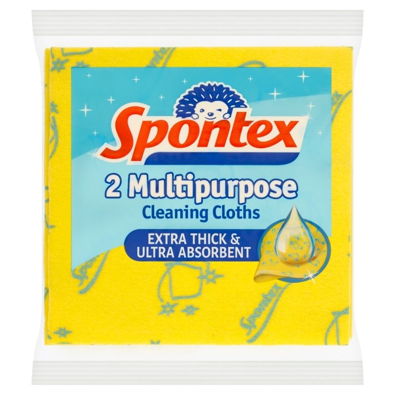 Spontex Multipurpose Cloths (Pack of 2)