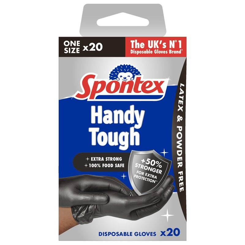 Spontex Handy Tough Disposable Gloves (Pack of 20)