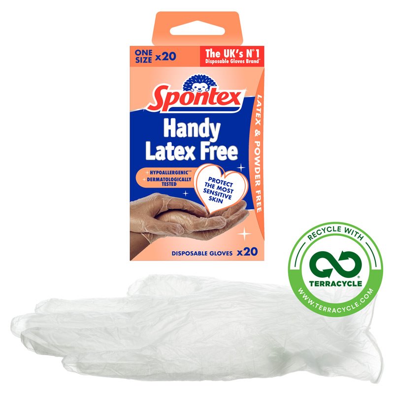 spontex handschuhe multi protect Spontex Handy Latex Free Disposable Gloves (Pack of 20) – Bake-O-Glide®