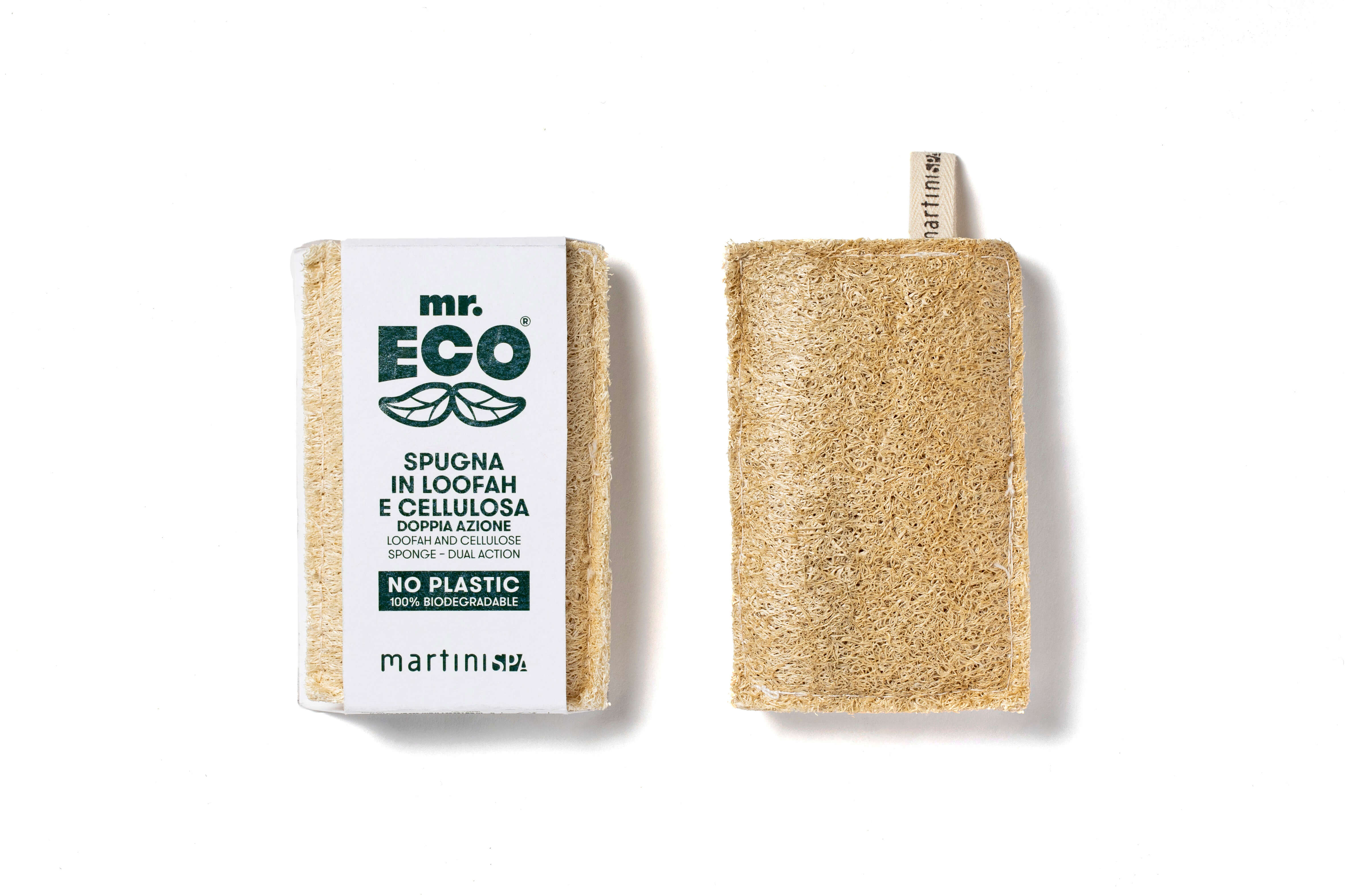 Mr Eco - Loofah/Veg Cellulose Sponge Scrubber 1 pk - Bake-O-Glide®