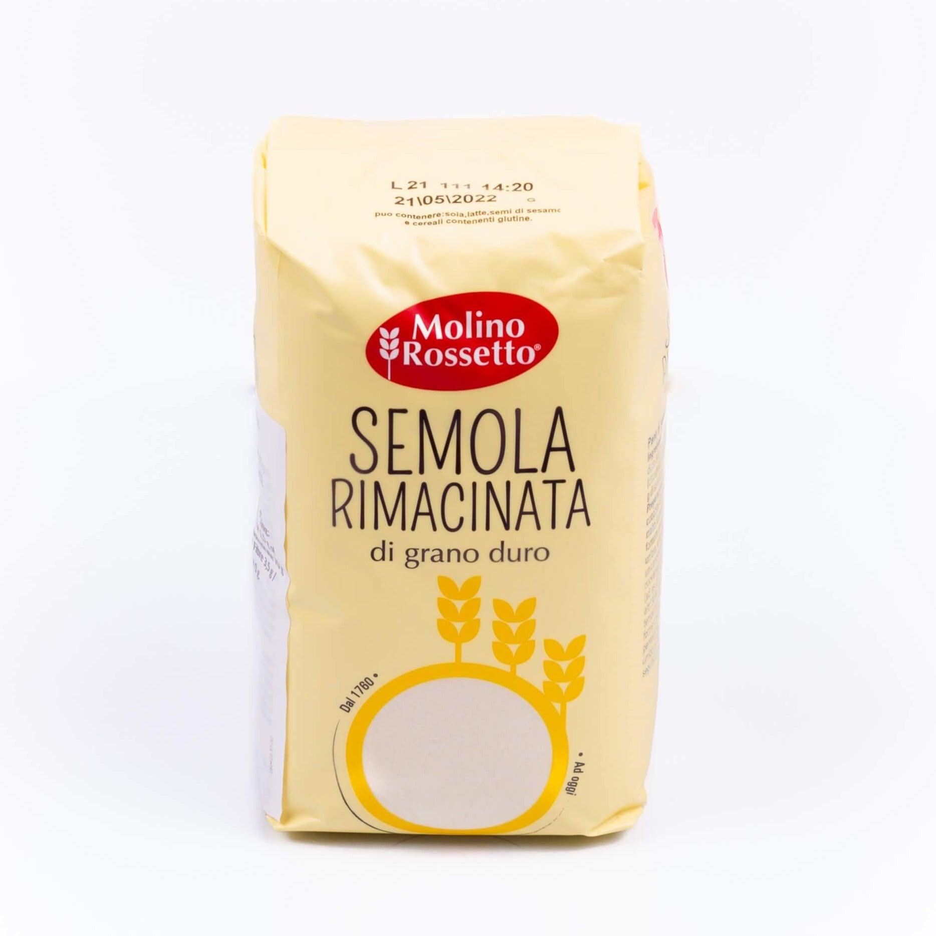 Molino Rossetto 100% Durum Wheat Semolina 1kg - Bake-O-Glide®